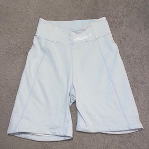 Gym shark light blue biker shorts. Hardly worn
